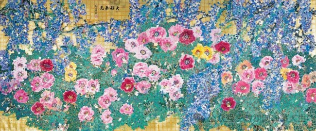 郭怡孮·《金色池塘》丨“极工”与“极写”结合，以“版画”效果表现花草“钢铁”般的生命力
