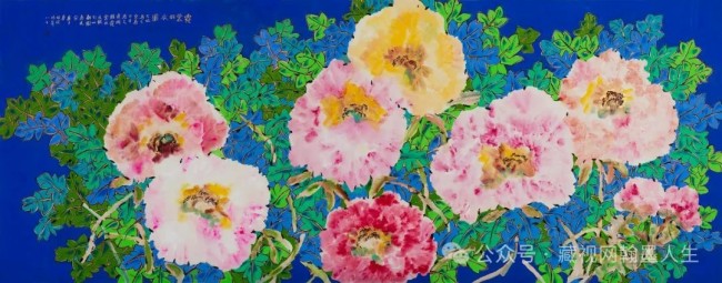 郭怡孮·《金色池塘》丨“极工”与“极写”结合，以“版画”效果表现花草“钢铁”般的生命力