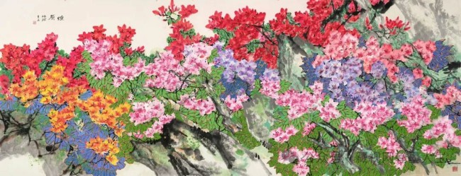 郭怡孮·《金色池塘》丨“极工”与“极写”结合，以“版画”效果表现花草“钢铁”般的生命力