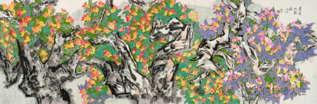 郭怡孮·《金色池塘》丨“极工”与“极写”结合，以“版画”效果表现花草“钢铁”般的生命力