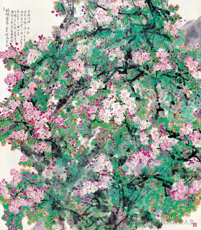 郭怡孮·《金色池塘》丨“极工”与“极写”结合，以“版画”效果表现花草“钢铁”般的生命力