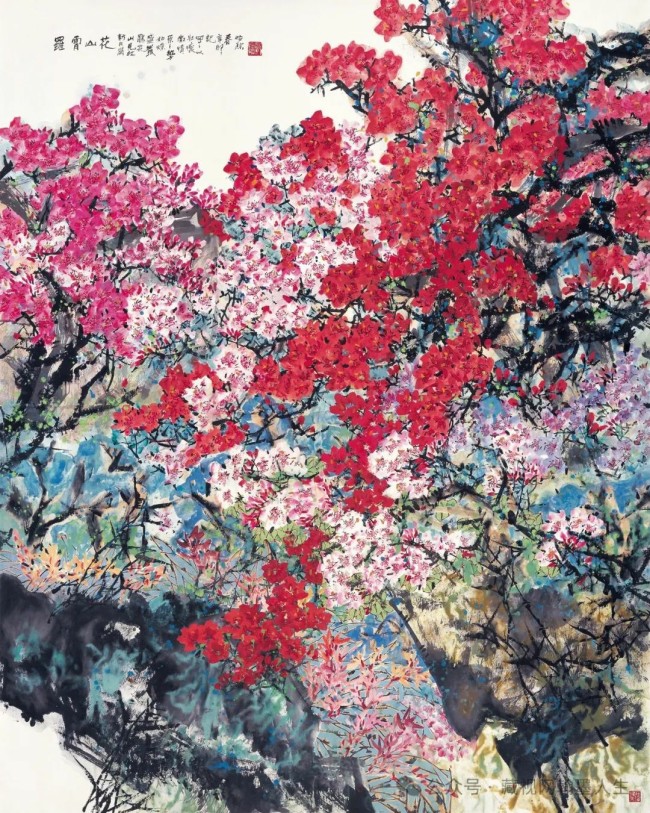 郭怡孮·《金色池塘》丨“极工”与“极写”结合，以“版画”效果表现花草“钢铁”般的生命力