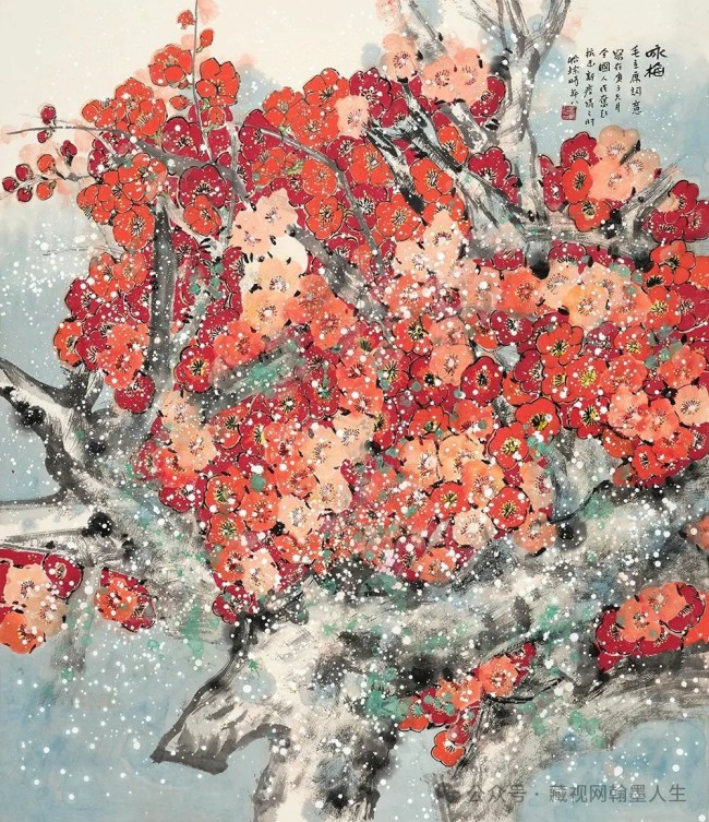 郭怡孮·《金色池塘》丨“极工”与“极写”结合，以“版画”效果表现花草“钢铁”般的生命力