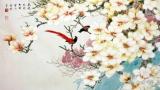 李善杰·花鸟画丨用清新的笔触与饱满的色彩，描绘玉兰探春、喜鹊登枝的春日画卷