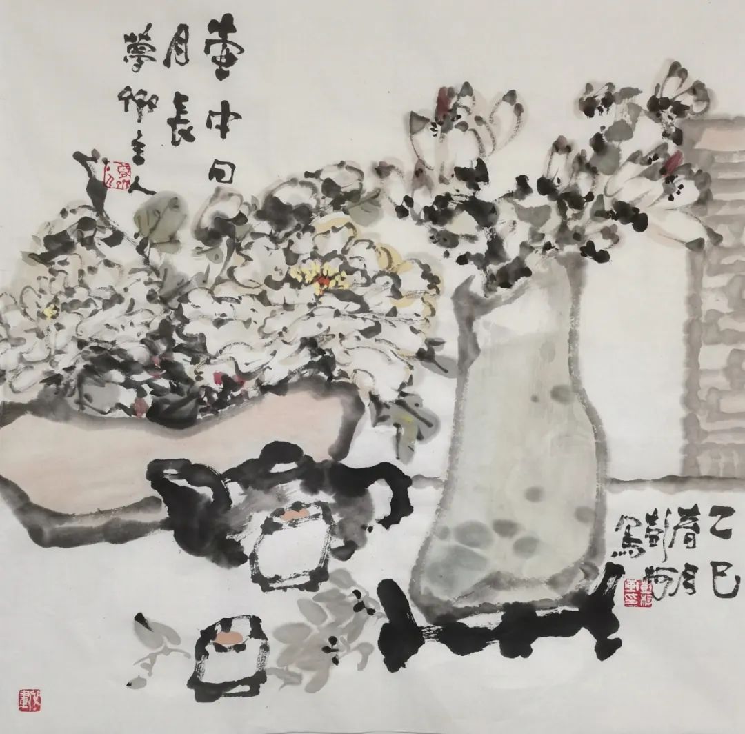 “象外之境——2025中国当代书画名家逸品鉴赏”丨彭柯：繁花锦簇间彰显蓬勃向上的生命力量