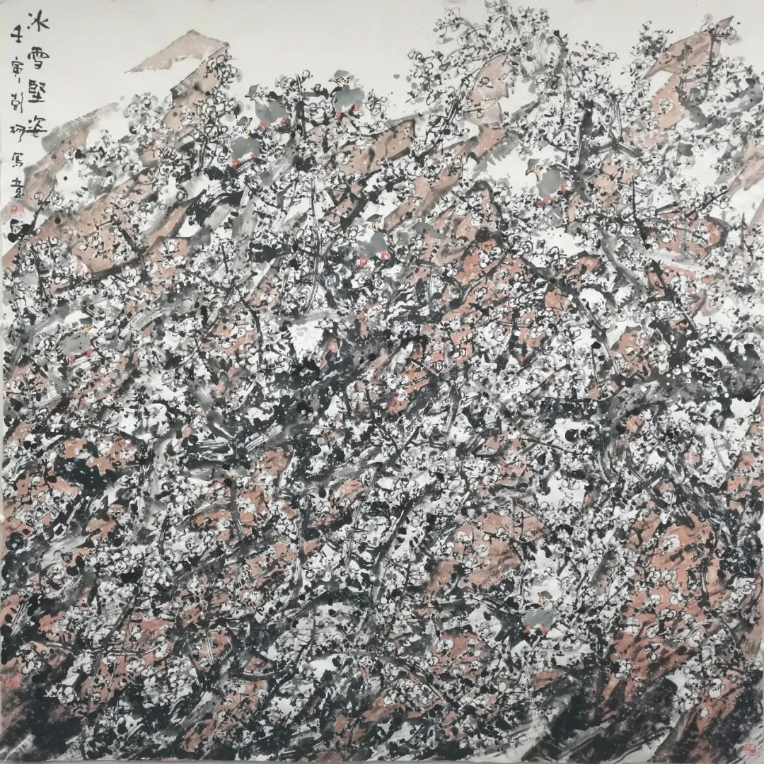 “象外之境——2025中国当代书画名家逸品鉴赏”丨彭柯：繁花锦簇间彰显蓬勃向上的生命力量