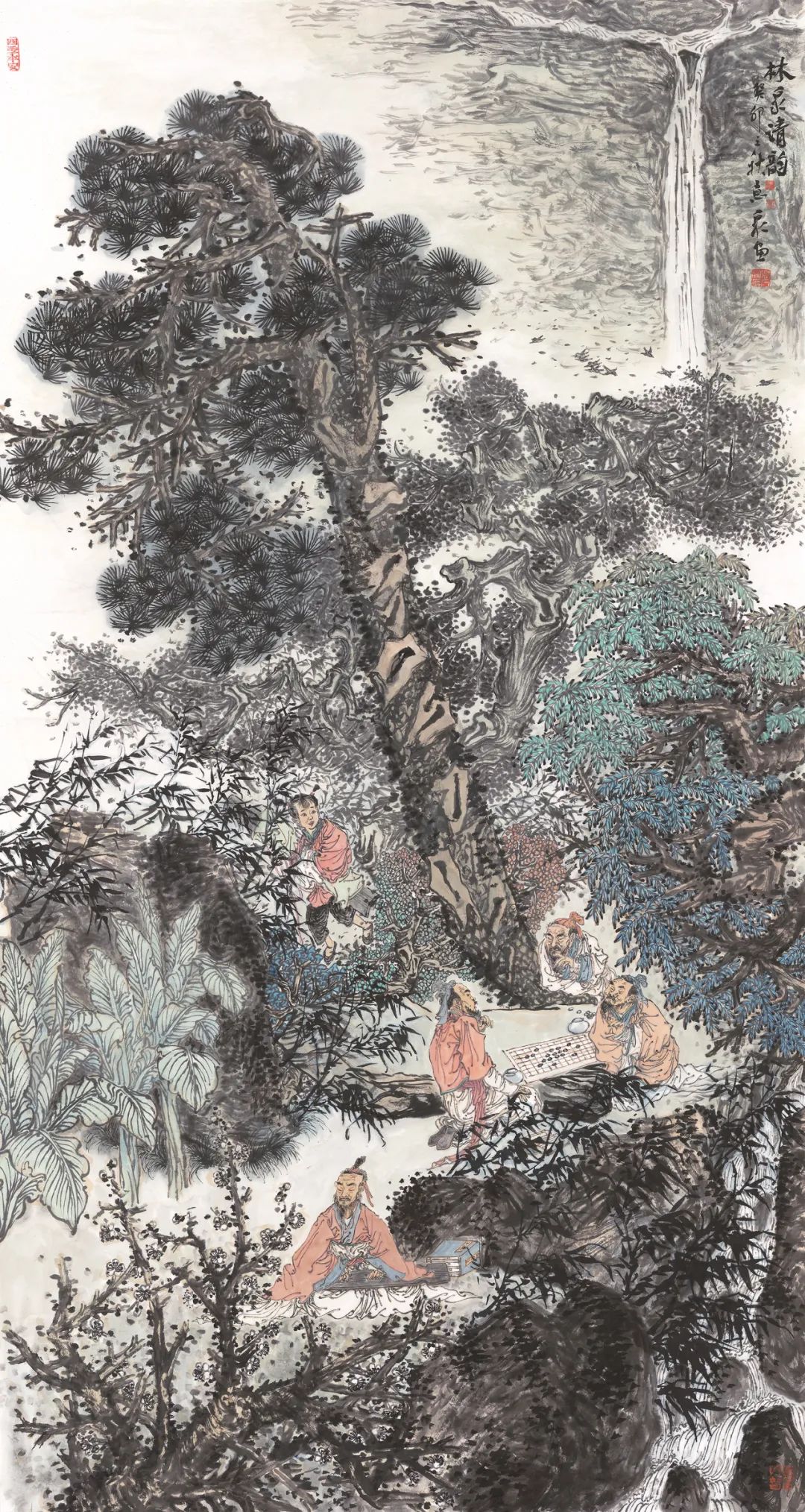 徐惠泉·彩墨人物画 | 将人物自然地融入山水之中，构建出内在的精神链接