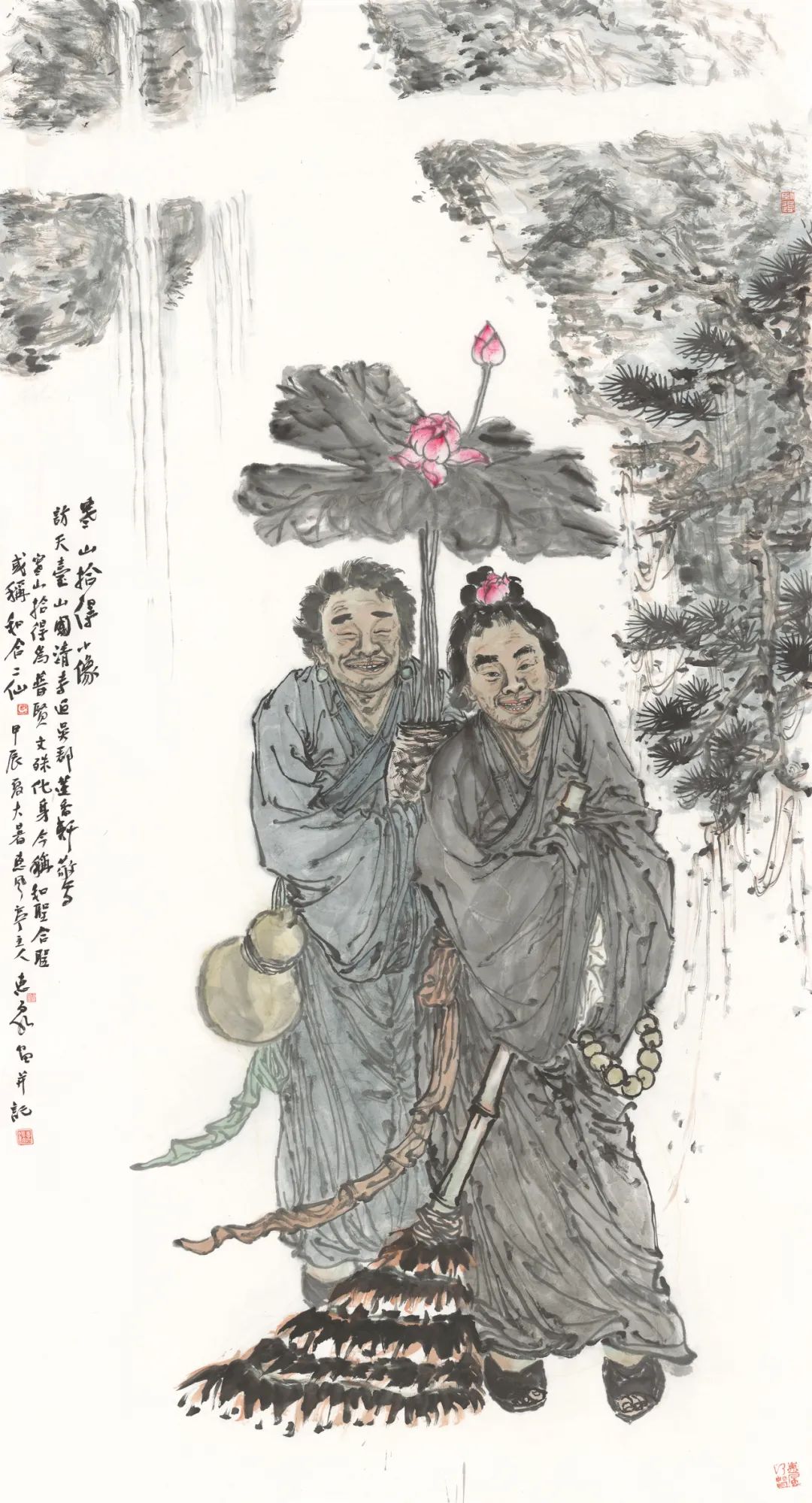徐惠泉·彩墨人物画 | 将人物自然地融入山水之中，构建出内在的精神链接