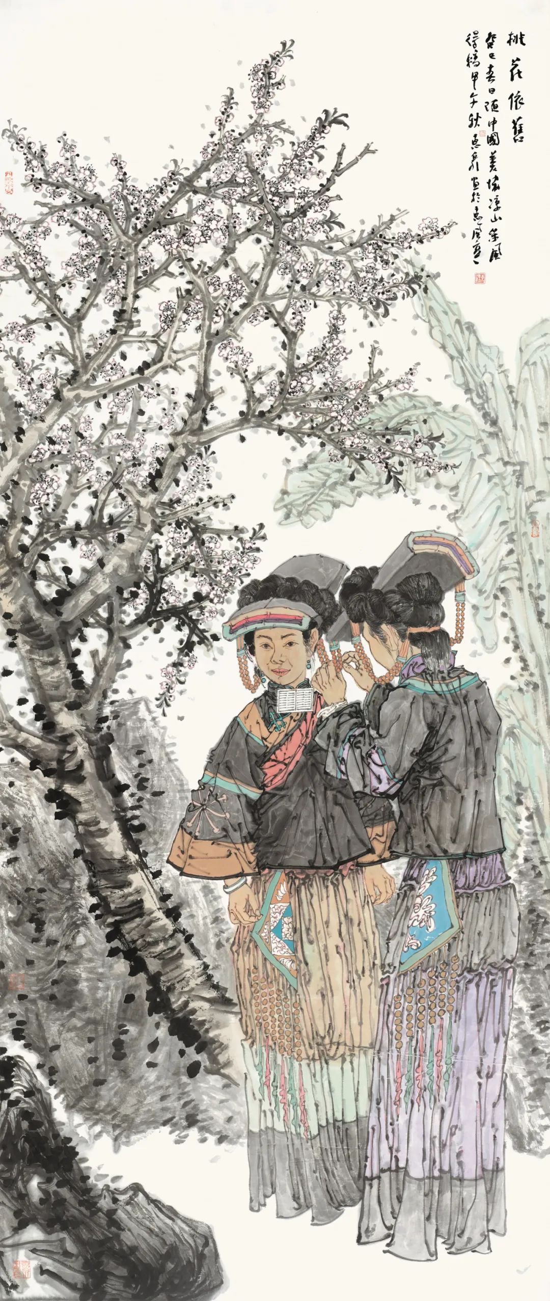 徐惠泉·彩墨人物画 | 将人物自然地融入山水之中，构建出内在的精神链接