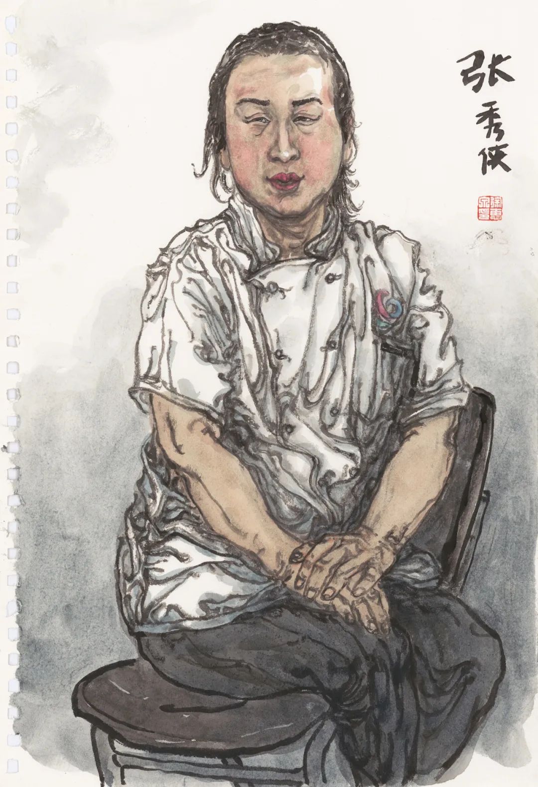 徐惠泉·彩墨人物画 | 将人物自然地融入山水之中，构建出内在的精神链接