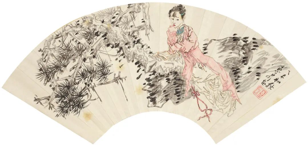 徐惠泉·彩墨人物画 | 将人物自然地融入山水之中，构建出内在的精神链接