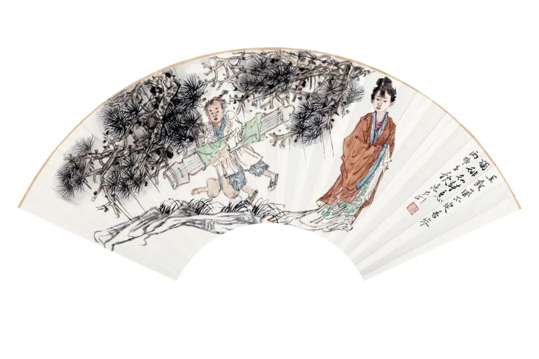 徐惠泉·彩墨人物画 | 将人物自然地融入山水之中，构建出内在的精神链接