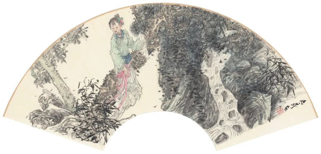 徐惠泉·彩墨人物画 | 将人物自然地融入山水之中，构建出内在的精神链接