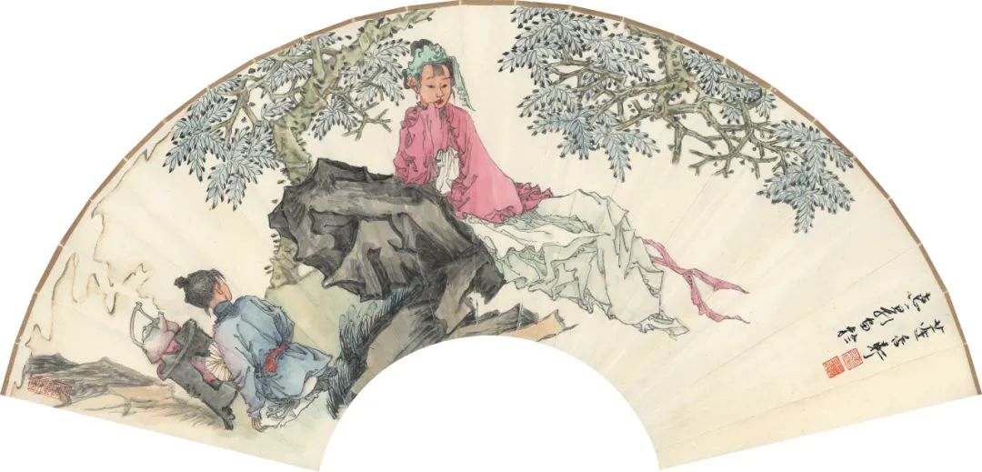 徐惠泉·彩墨人物画 | 将人物自然地融入山水之中，构建出内在的精神链接