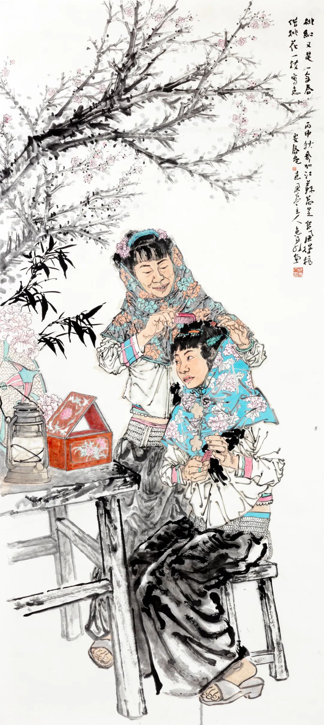 徐惠泉·彩墨人物画 | 将人物自然地融入山水之中，构建出内在的精神链接