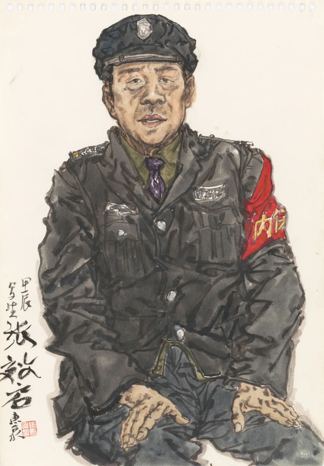 徐惠泉·彩墨人物画 | 将人物自然地融入山水之中，构建出内在的精神链接