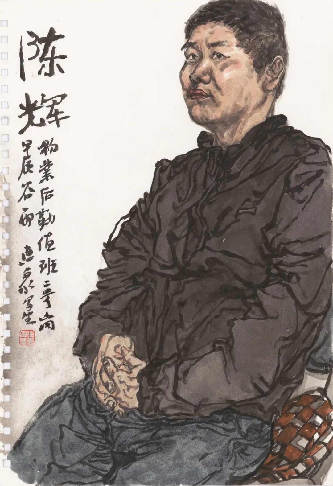 徐惠泉·彩墨人物画 | 将人物自然地融入山水之中，构建出内在的精神链接