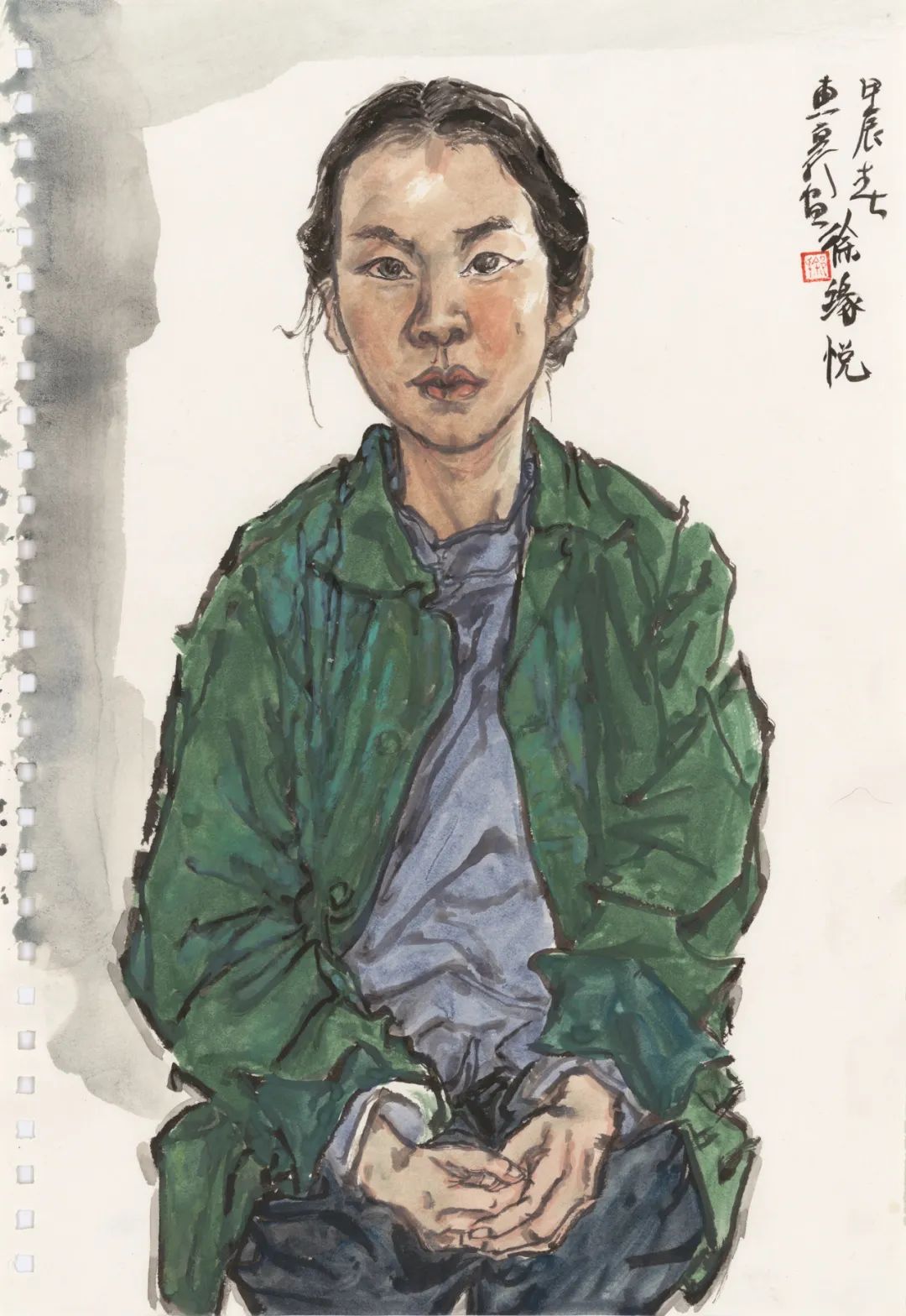 徐惠泉·彩墨人物画 | 将人物自然地融入山水之中，构建出内在的精神链接
