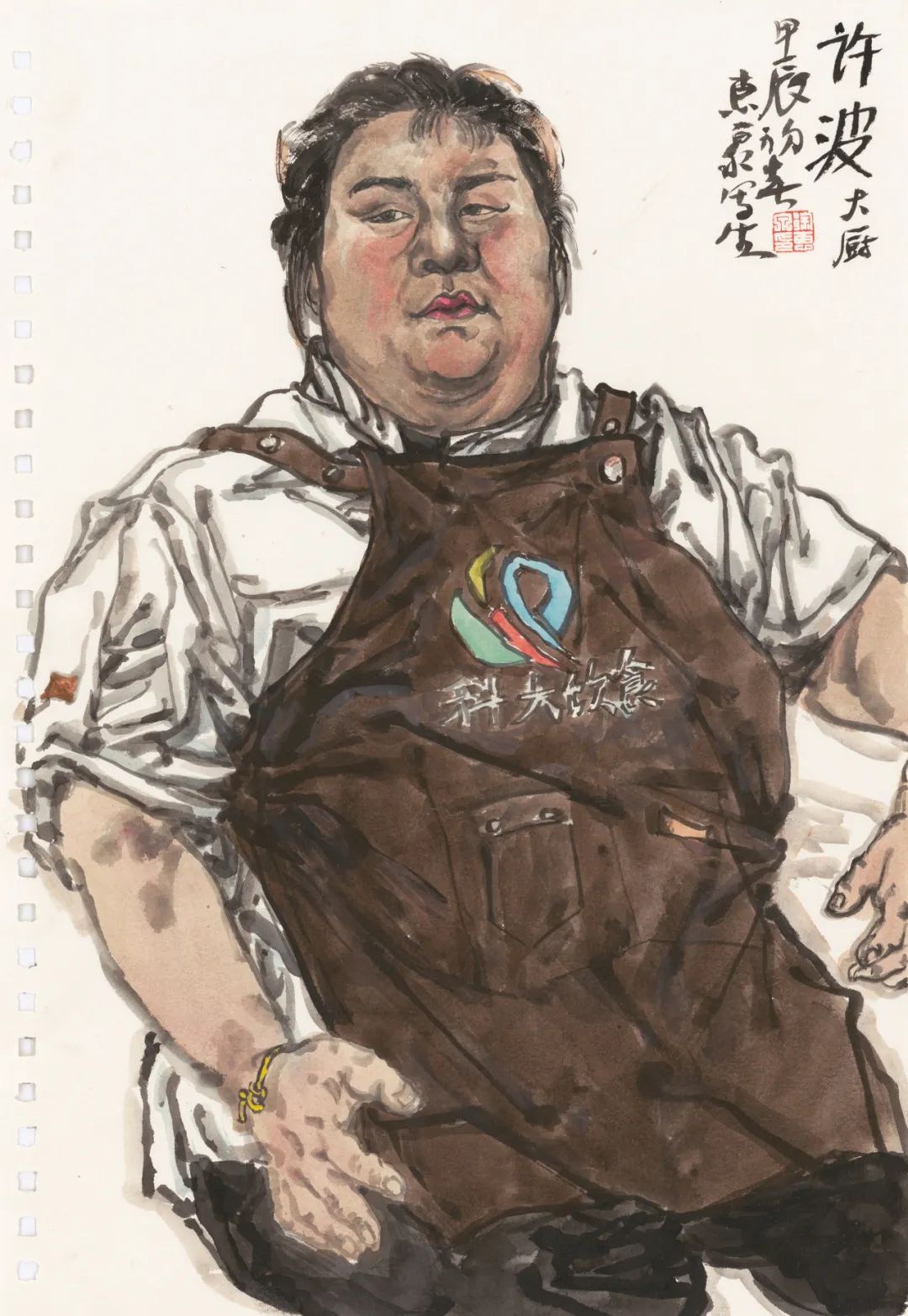 徐惠泉·彩墨人物画 | 将人物自然地融入山水之中，构建出内在的精神链接