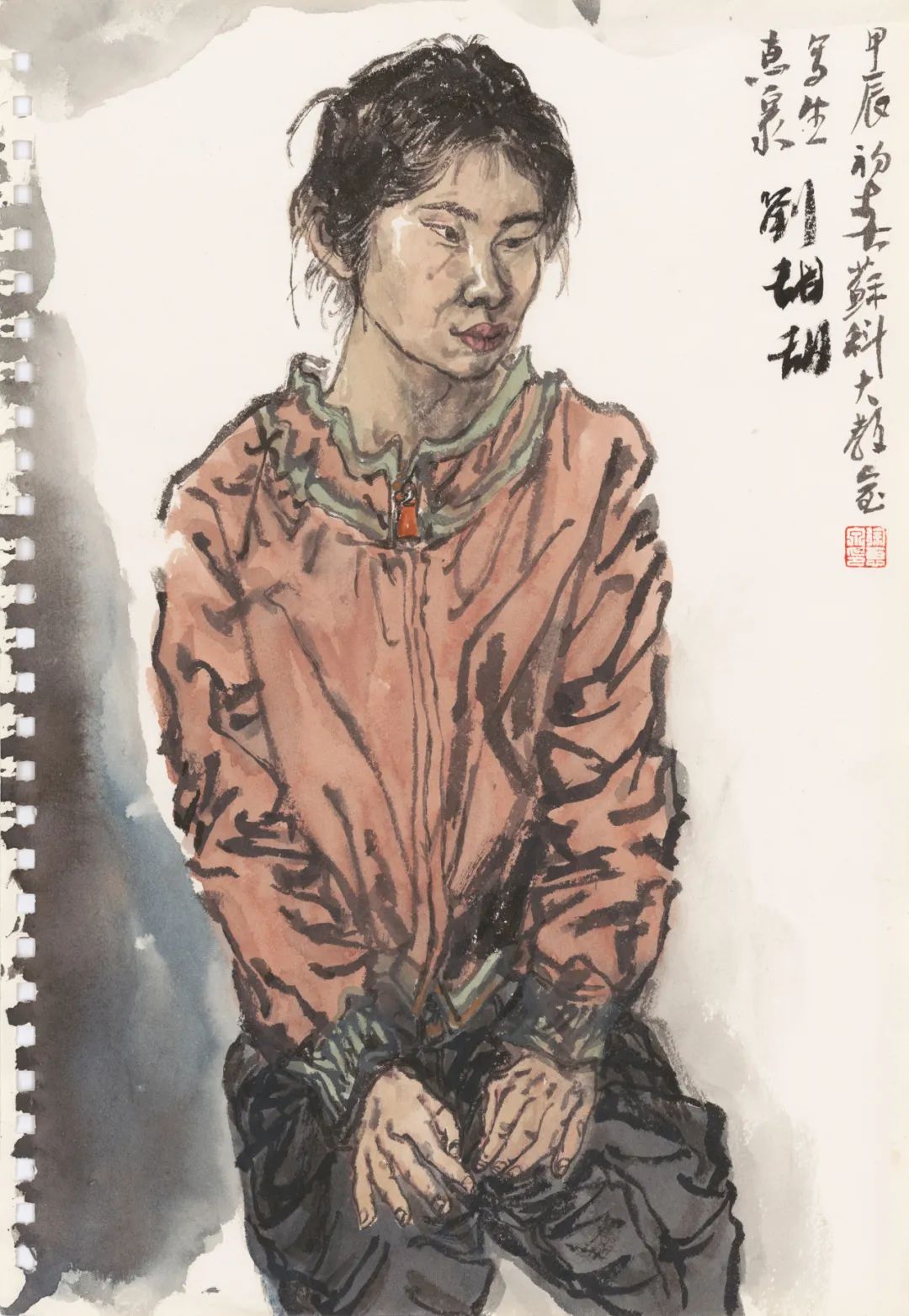 徐惠泉·彩墨人物画 | 将人物自然地融入山水之中，构建出内在的精神链接