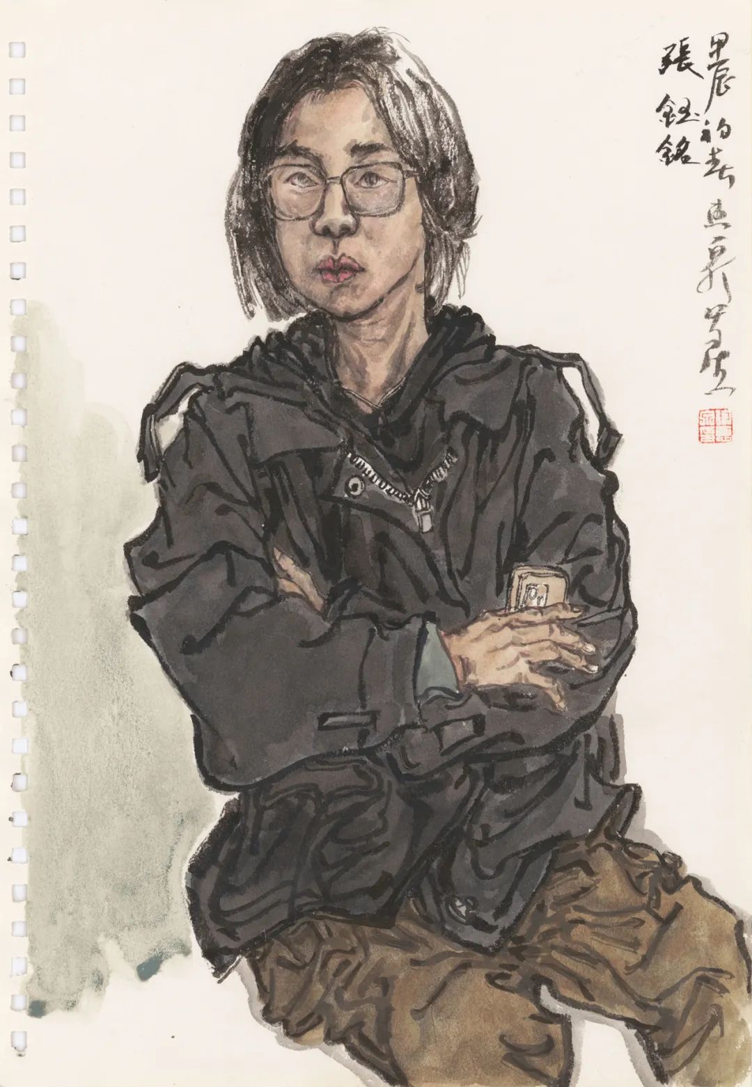 徐惠泉·彩墨人物画 | 将人物自然地融入山水之中，构建出内在的精神链接