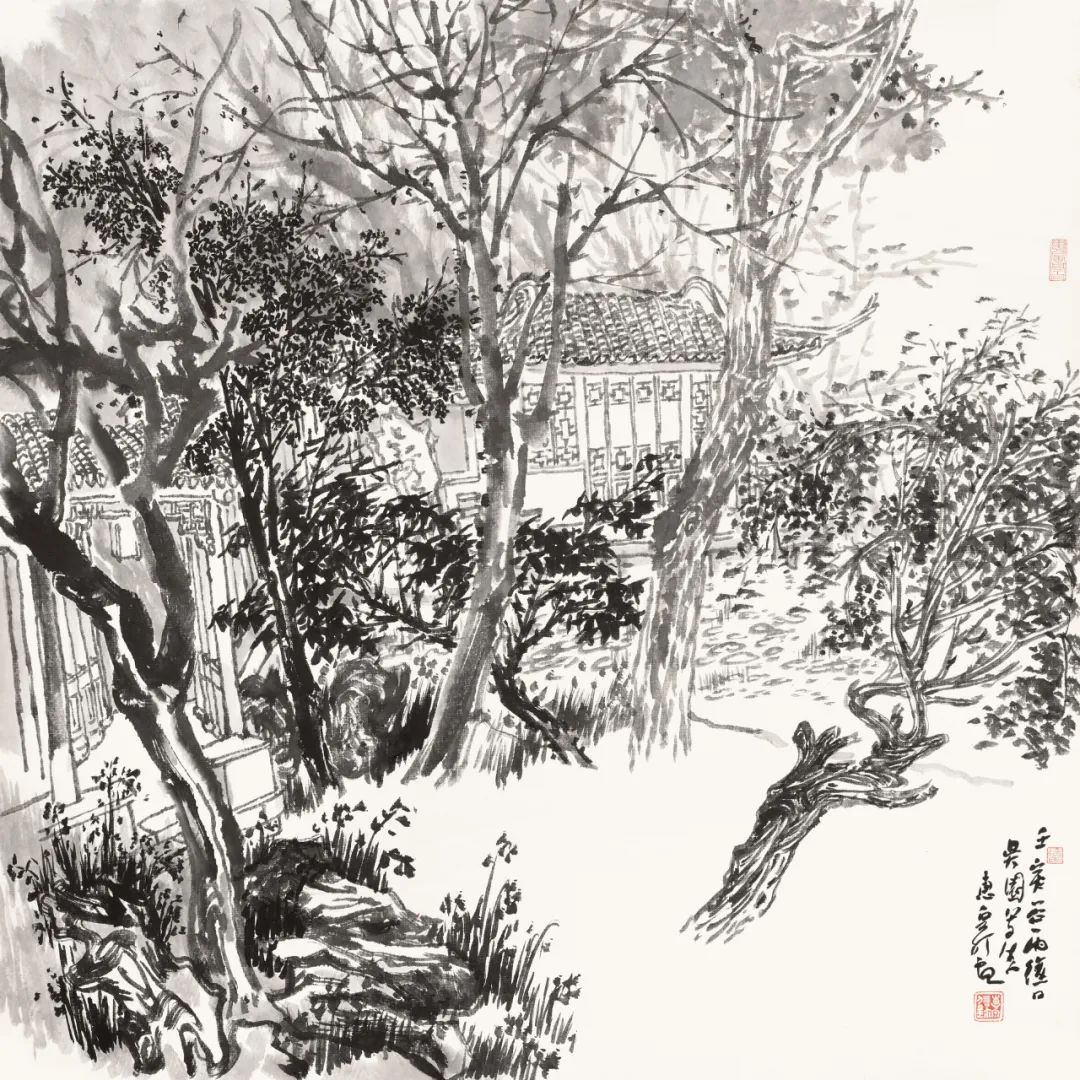 徐惠泉·彩墨人物画 | 将人物自然地融入山水之中，构建出内在的精神链接