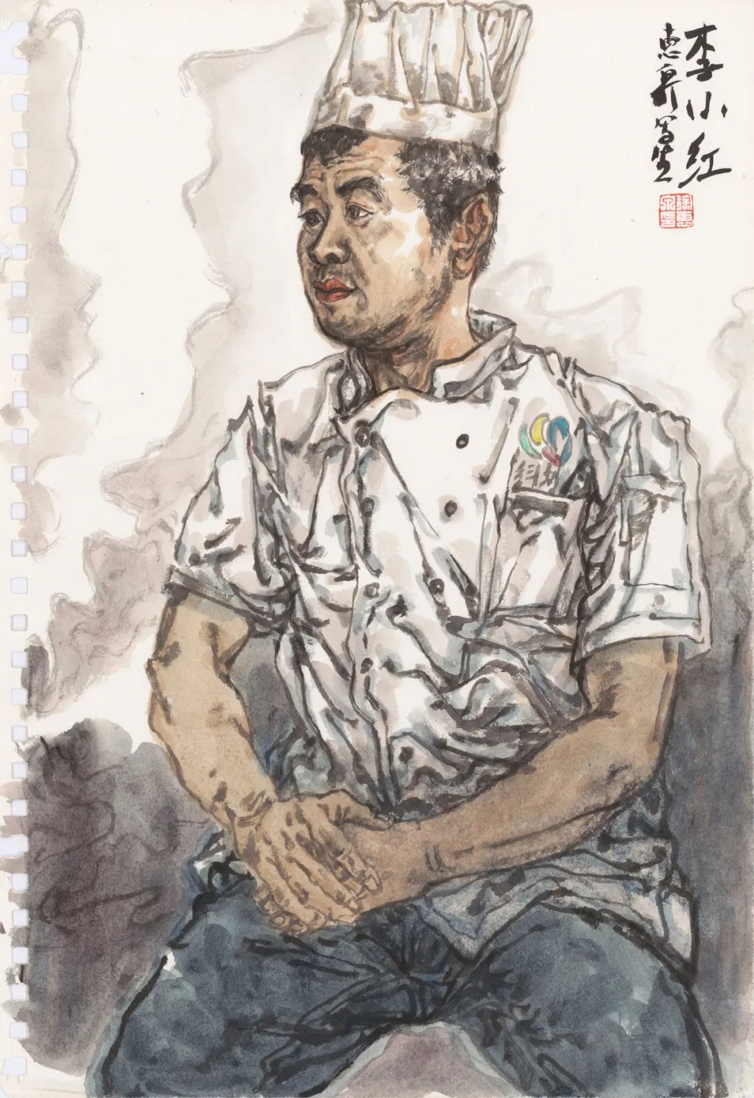 徐惠泉·彩墨人物画 | 将人物自然地融入山水之中，构建出内在的精神链接