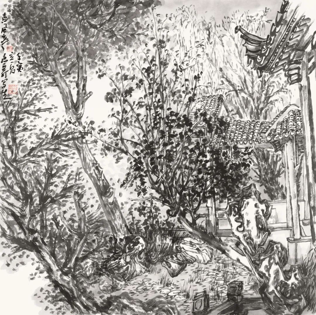 徐惠泉·彩墨人物画 | 将人物自然地融入山水之中，构建出内在的精神链接