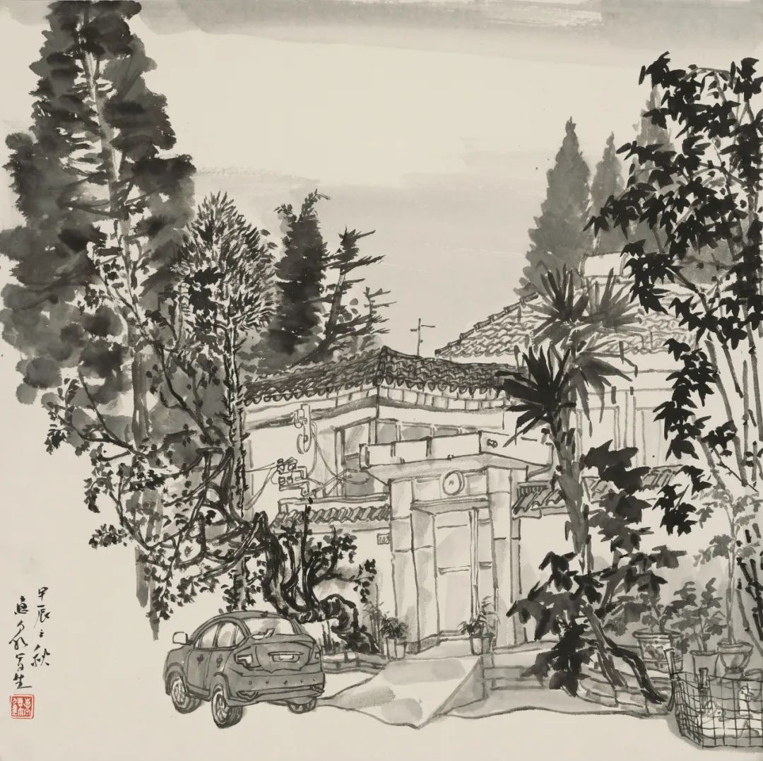 徐惠泉·彩墨人物画 | 将人物自然地融入山水之中，构建出内在的精神链接