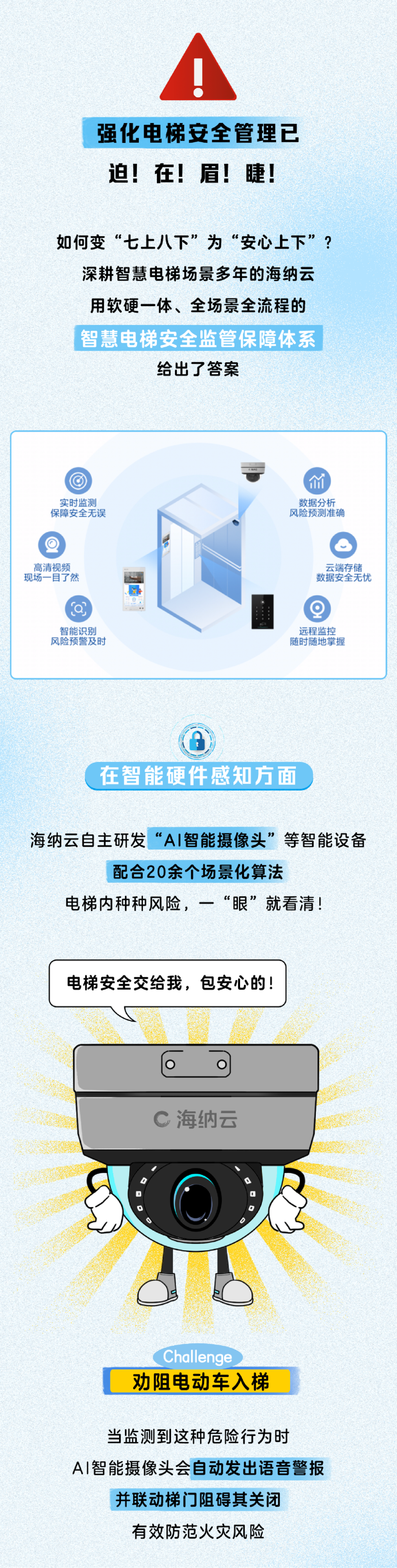 ai新方案  “梯”升安全感——“海纳云”智慧电梯安全监管保障体系上线
