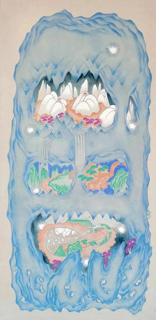 岳一川丨对传统山水进行解构与重构，展现对时空、社会和人类的思考