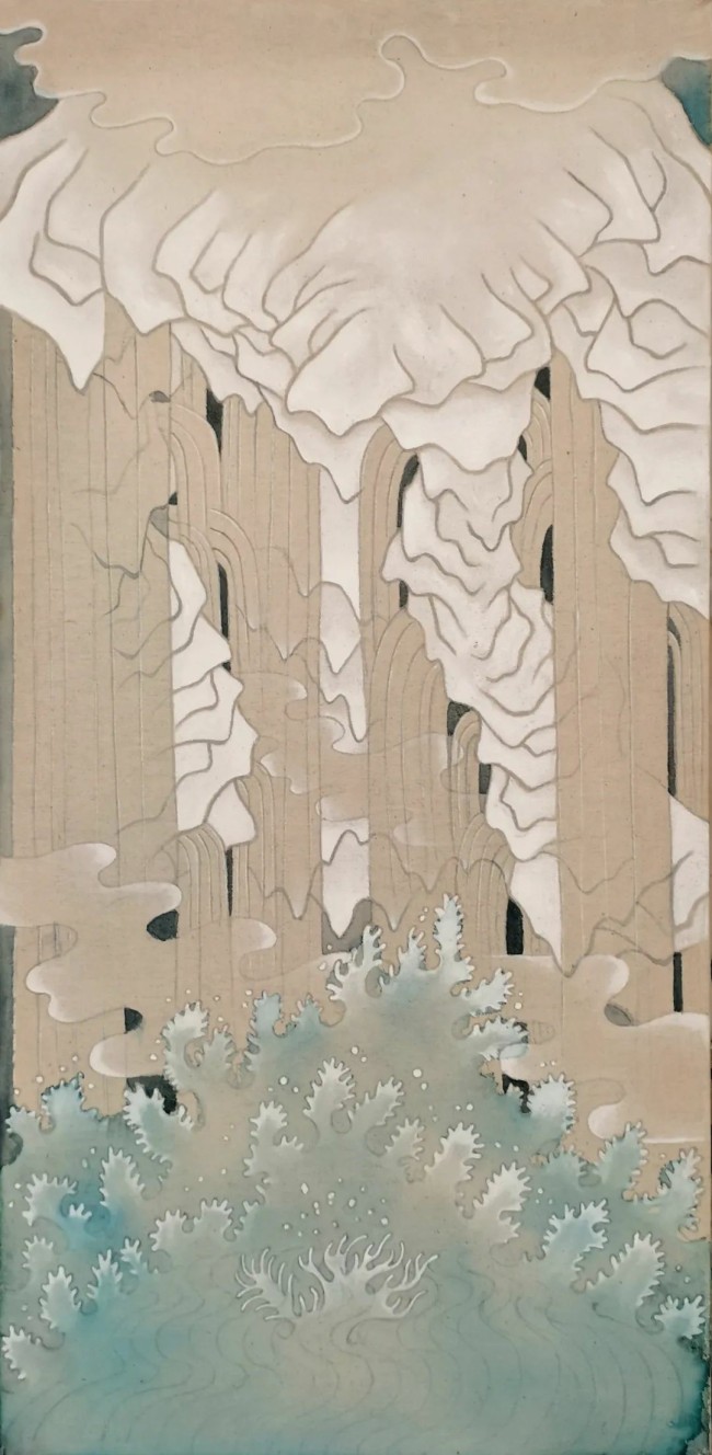 岳一川丨对传统山水进行解构与重构，展现对时空、社会和人类的思考
