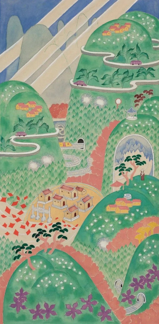 岳一川丨对传统山水进行解构与重构，展现对时空、社会和人类的思考