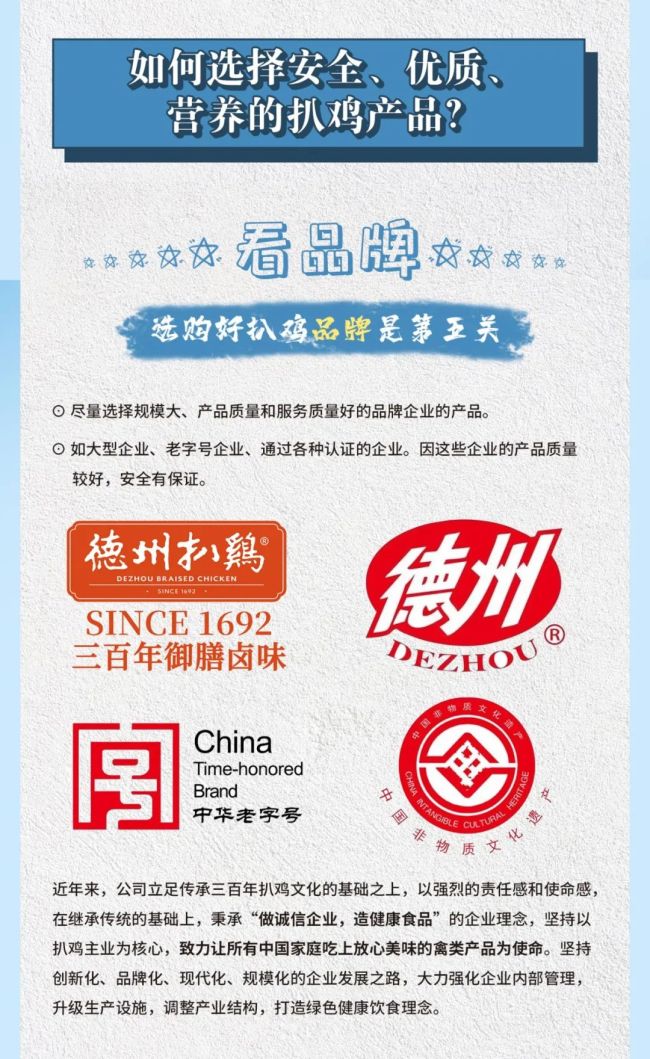 传承百年  品质为先——德州扒鸡教你选购安全营养好扒鸡