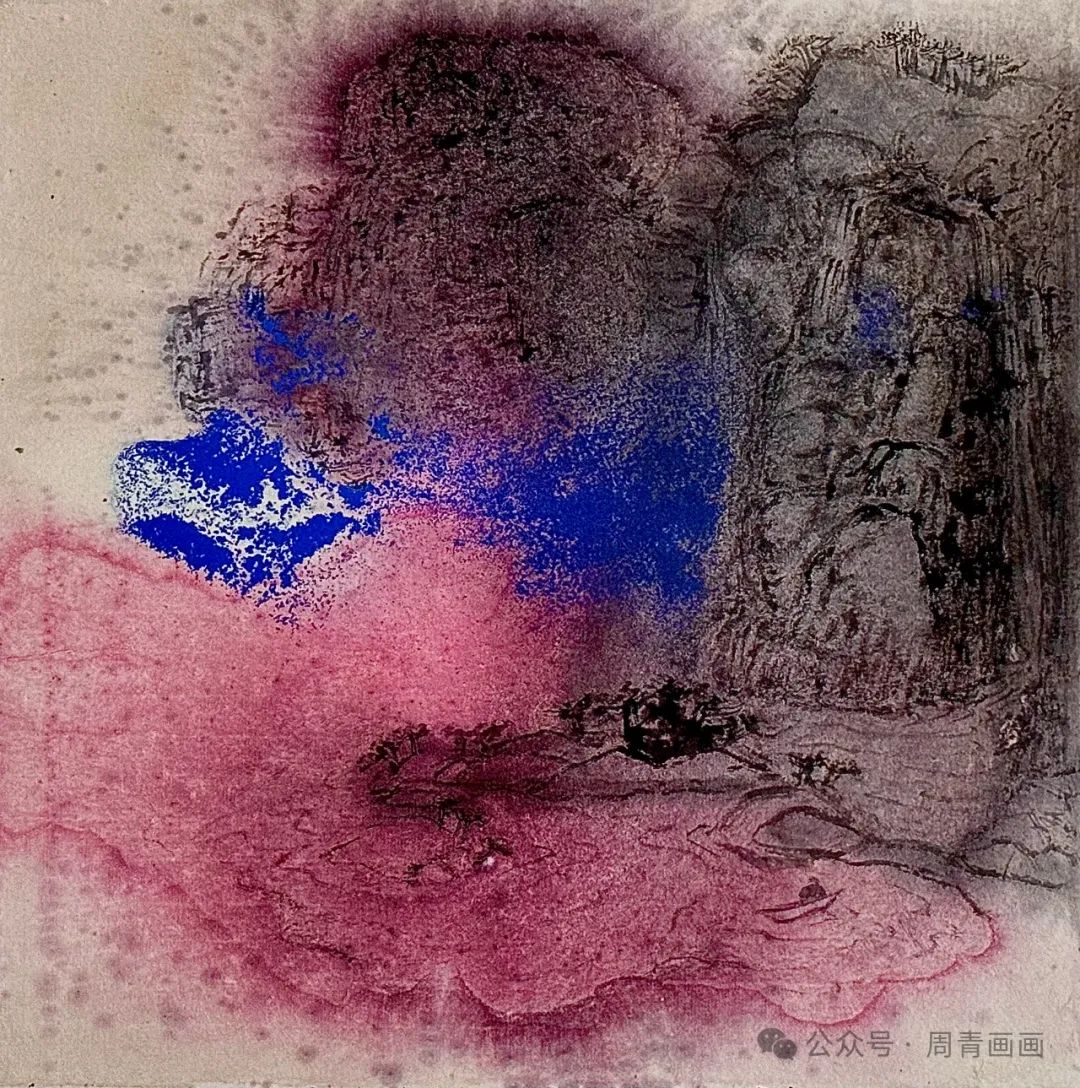 周青·印象山水彩墨三系列之1-10 | 如梦如幻 空灵悠远