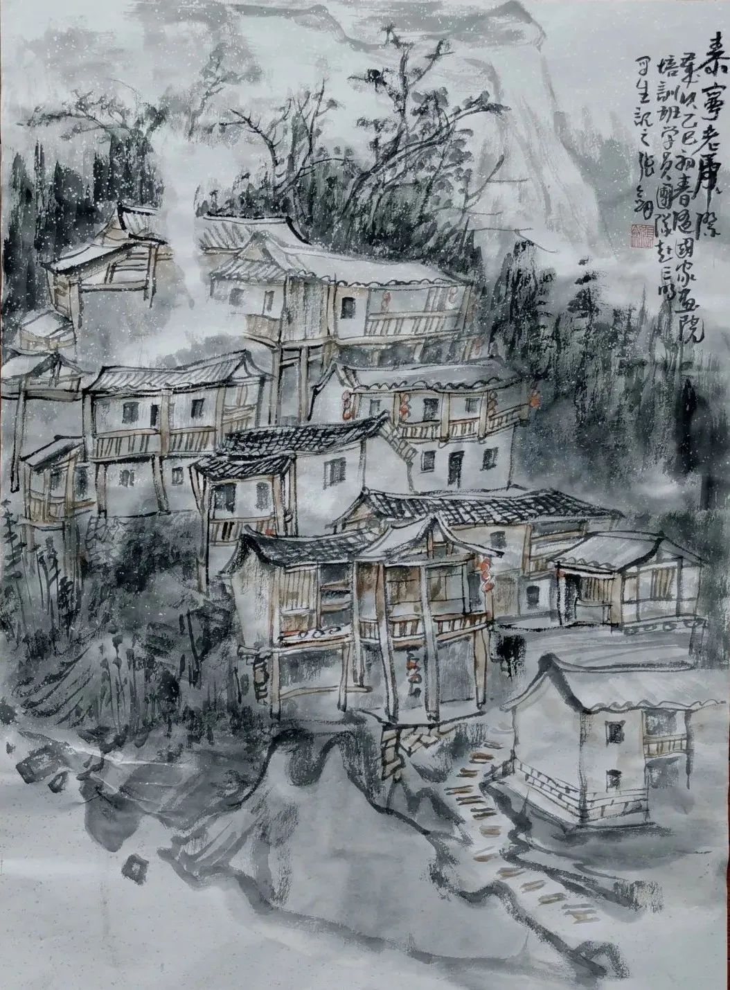 张剑·山水画 | 巧妙地运用综合技法，将天地灵气与山川神意相融合而化为无迹