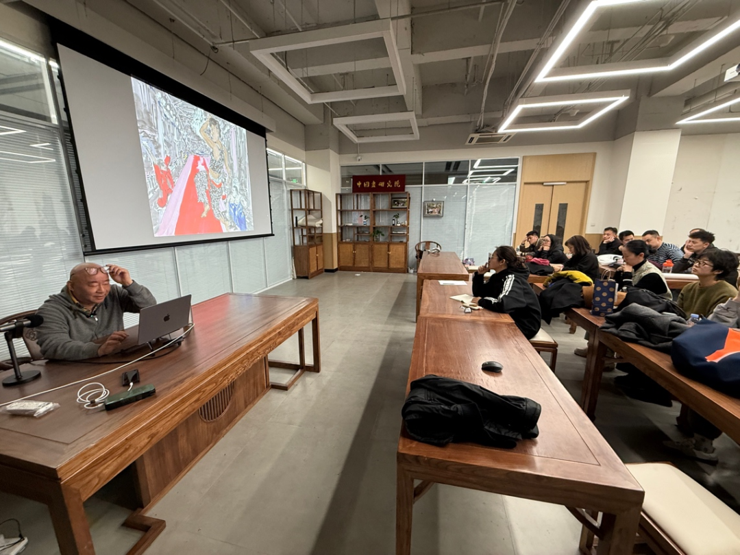 范扬教授为中国传媒大学中国画博士生作“守正创新——骨法用笔之古往今来”专题讲座