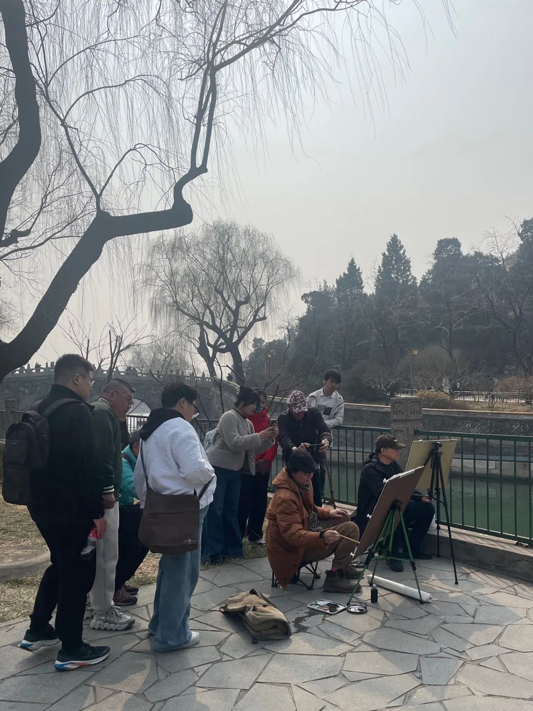 李伟·北京园林写生记｜墨色经纬间的时空对话