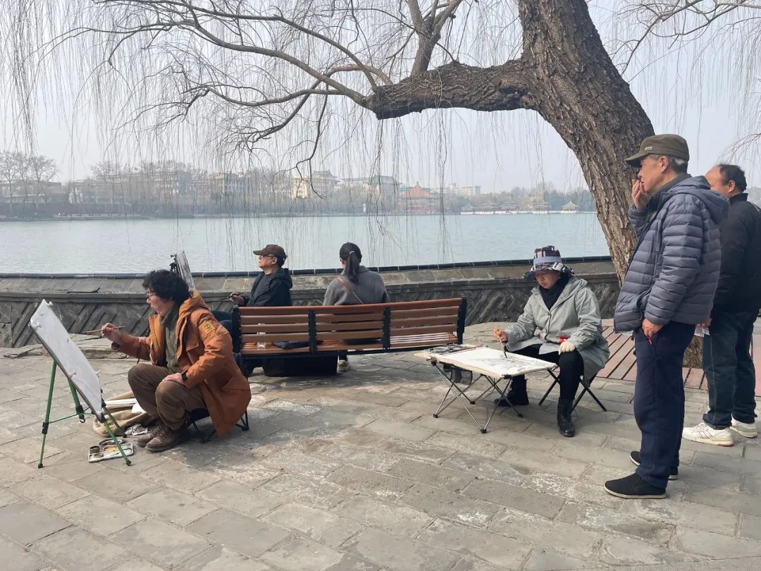 李伟·北京园林写生记｜墨色经纬间的时空对话