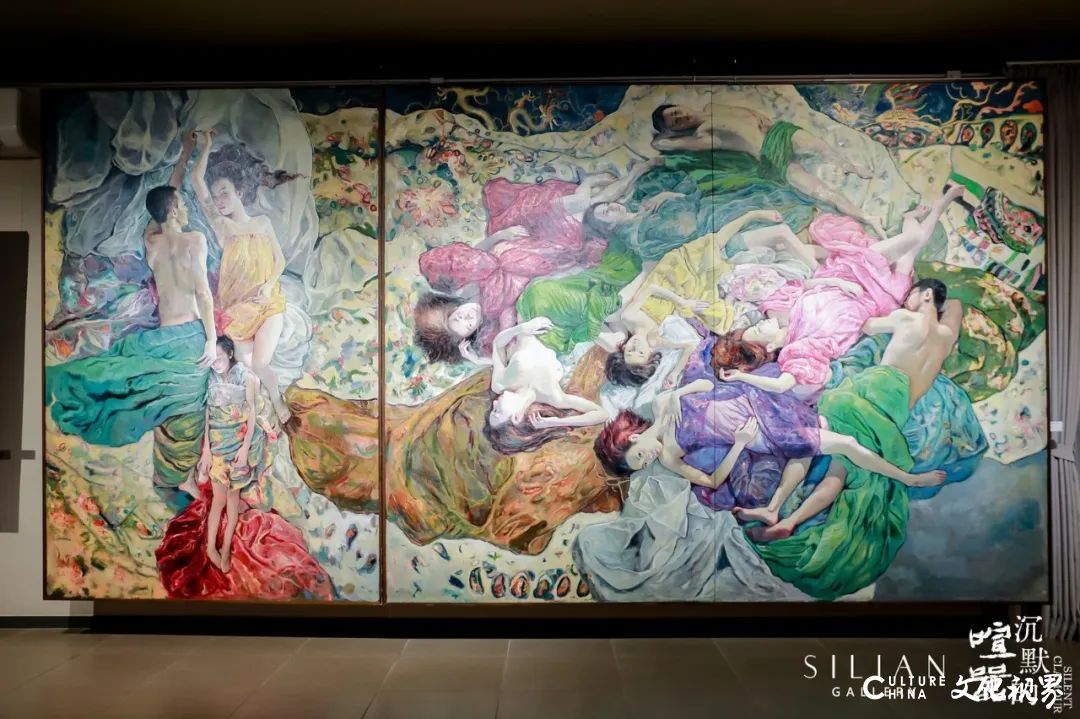 “沉默的喧嚣——戴平均个展”昨日在广州开展