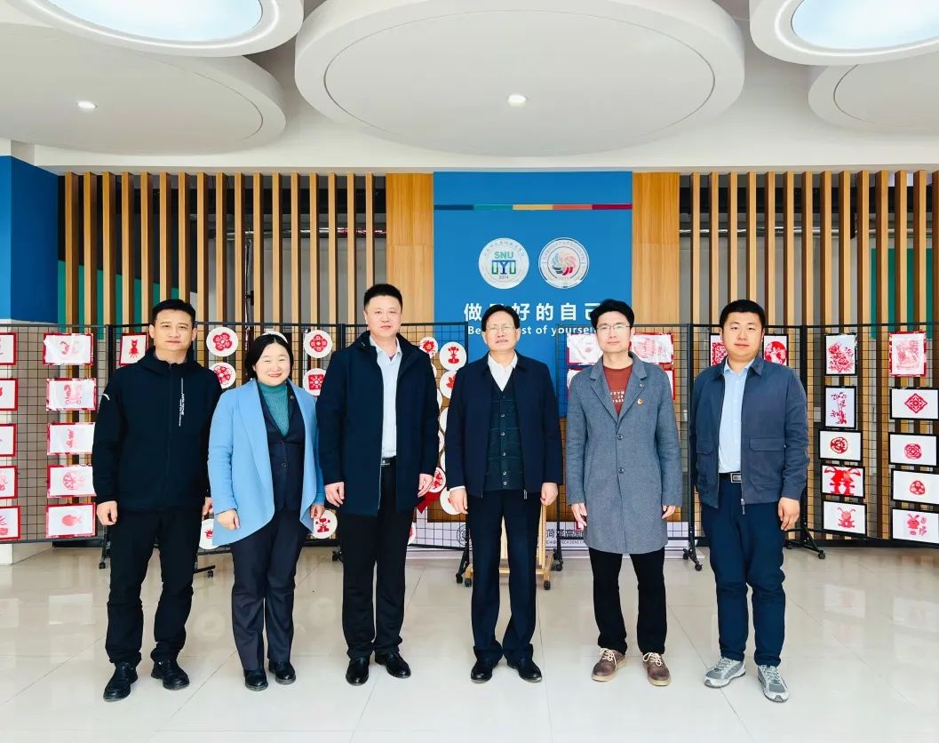 山师大基础教育集团总校长苗禾鸣到山师中铁实验学校调研指导