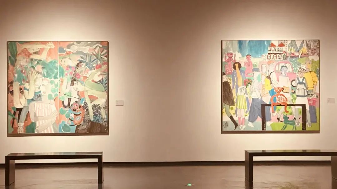 风起笔墨 舞动心灵——张培成“不舍微风”艺术展在上海展出中