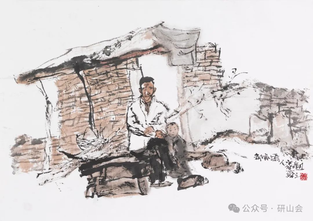 肖舜之画中的“线” | 纯之又纯、透之又透