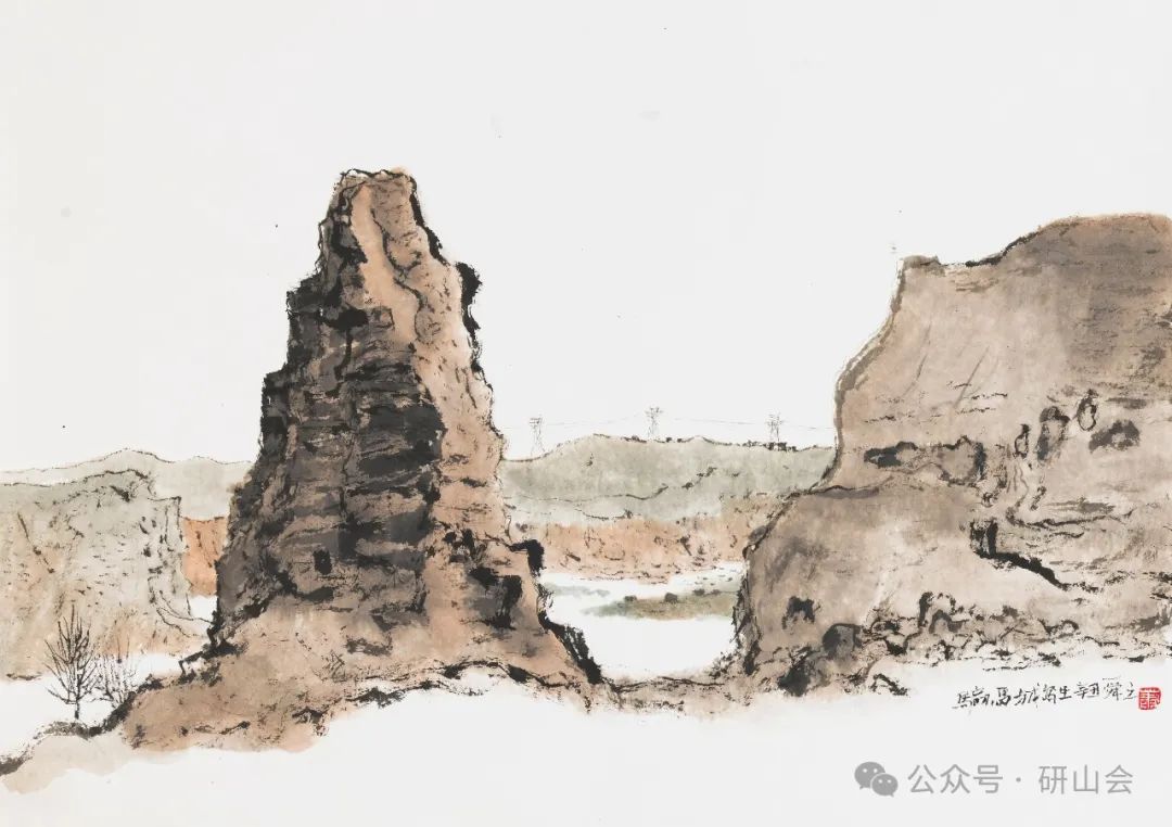 肖舜之画中的“线” | 纯之又纯、透之又透