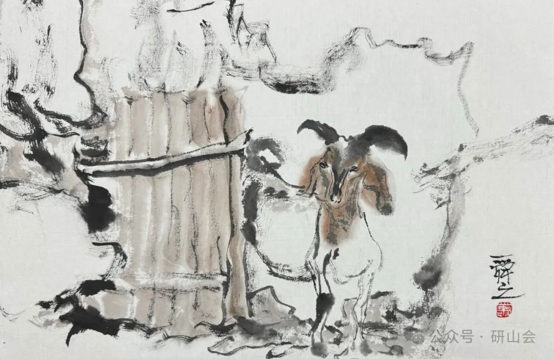 肖舜之画中的“线” | 纯之又纯、透之又透