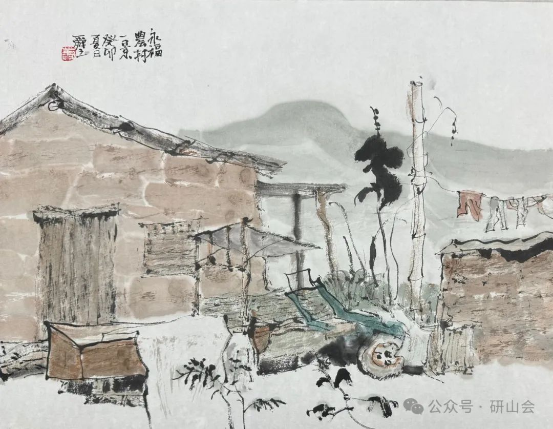 肖舜之画中的“线” | 纯之又纯、透之又透