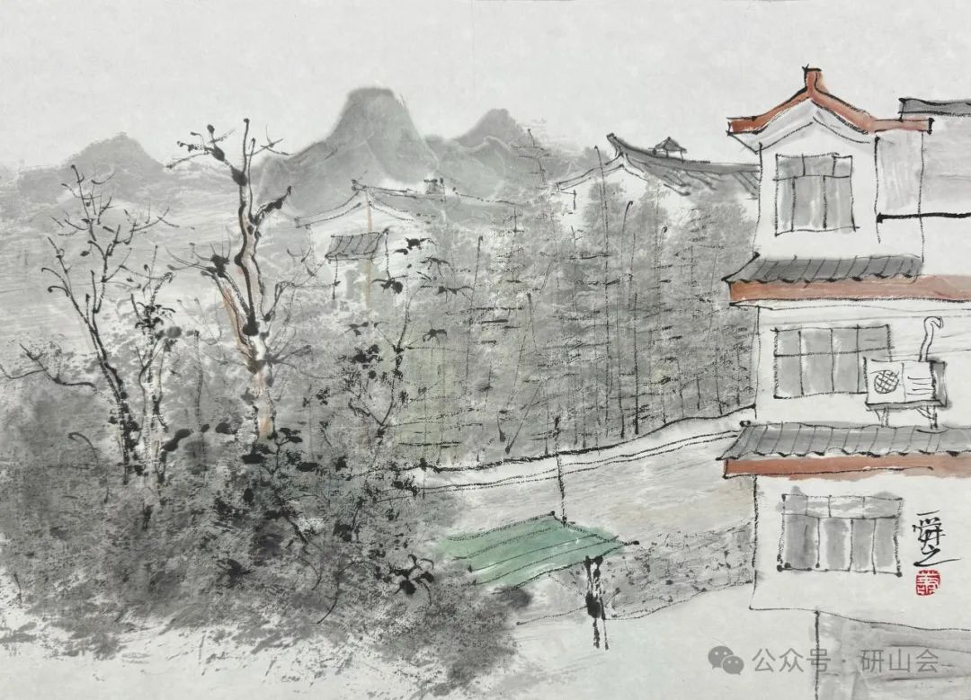 肖舜之画中的“线” | 纯之又纯、透之又透