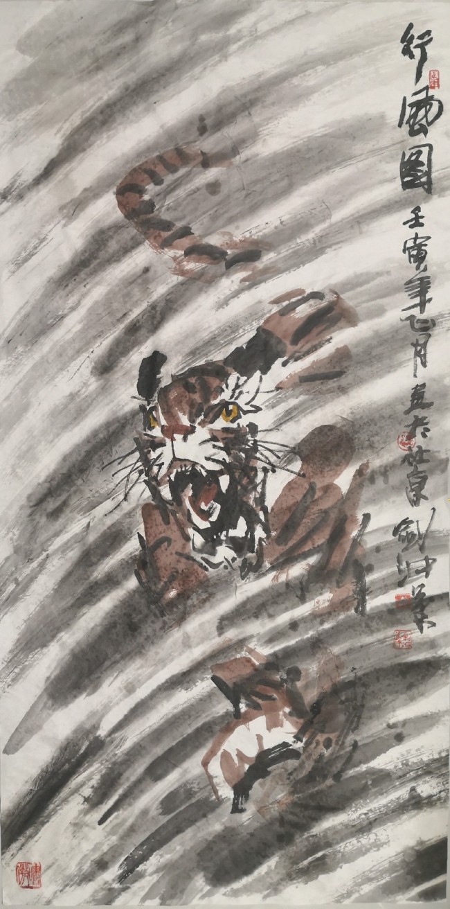 笔意精浑  纵情自如——专访有“画坛乳虎”之称的著名画家林剑冲