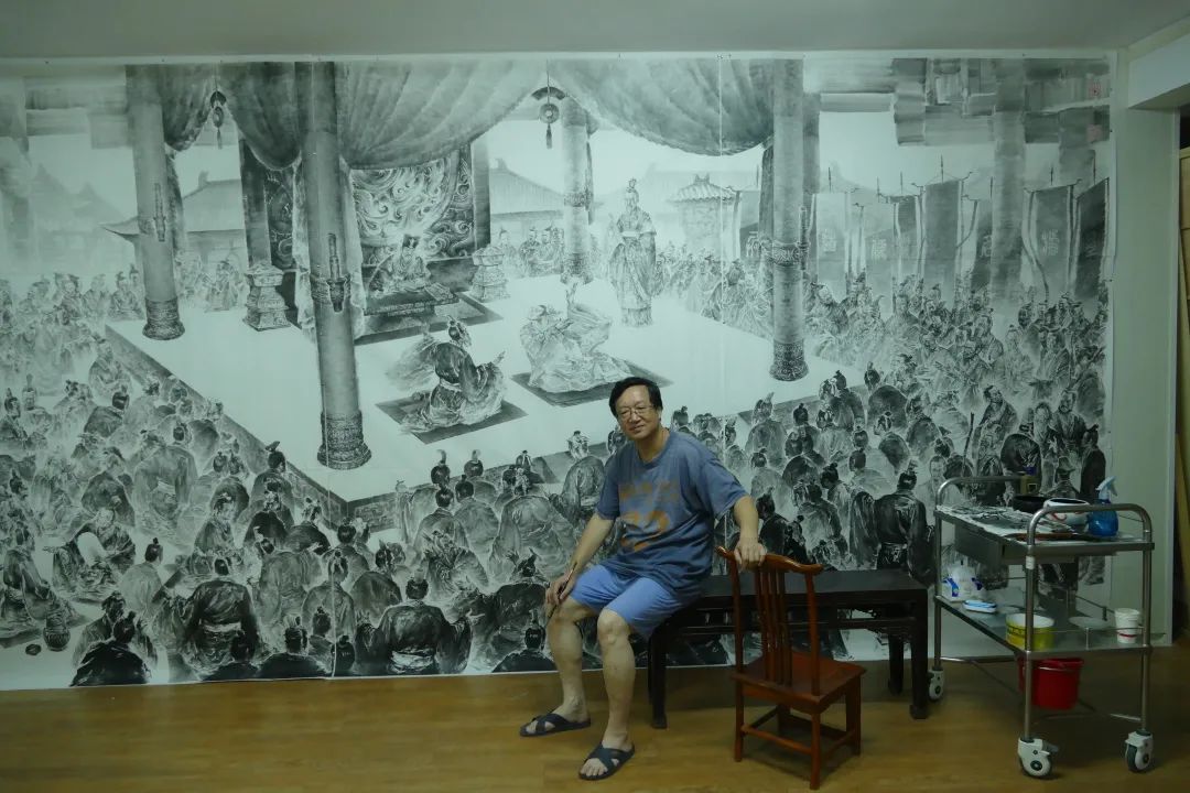 再现一段尘封2300多年的历史——著名画家韦辛夷《稷下学宫》创作谈