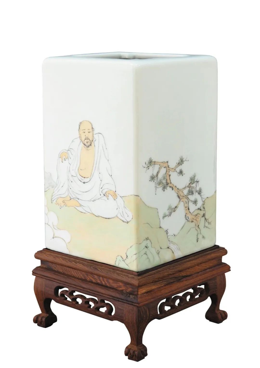 李健强画瓷丨形神兼备，韵味隽永